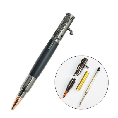 Bolt action pen kit gun metal hardware components