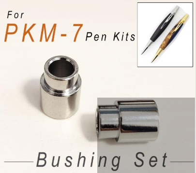 Precision machined bushings for PKM-7 twist pen kits