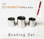 Precision machined bushings for Streamline pen kits – 7mm and 10mm